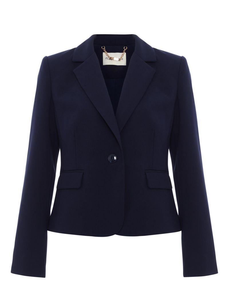 Women's Aubrie Single Button Cropped Blazer