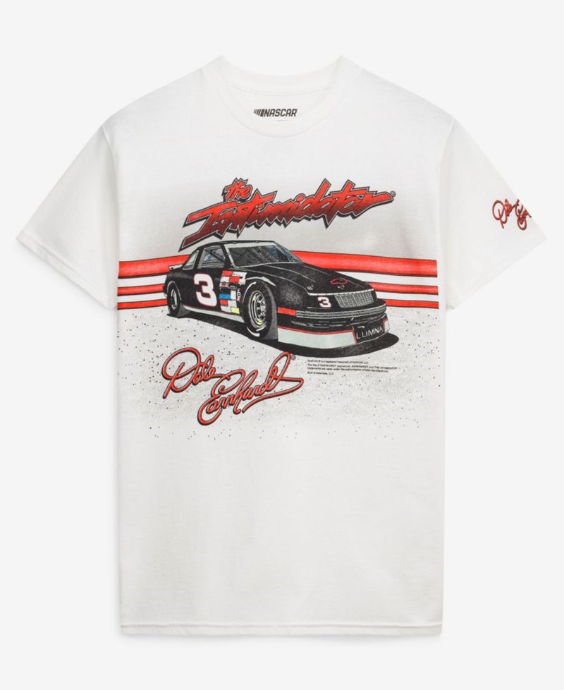 Men's White Dale Earnhardt Intimidator T-Shirt