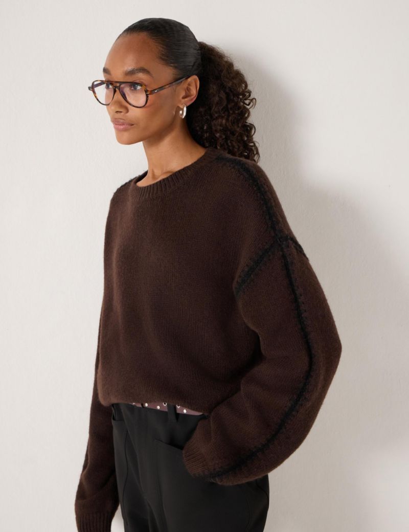 Women's Whitney Whipstitch Knitted Sweater