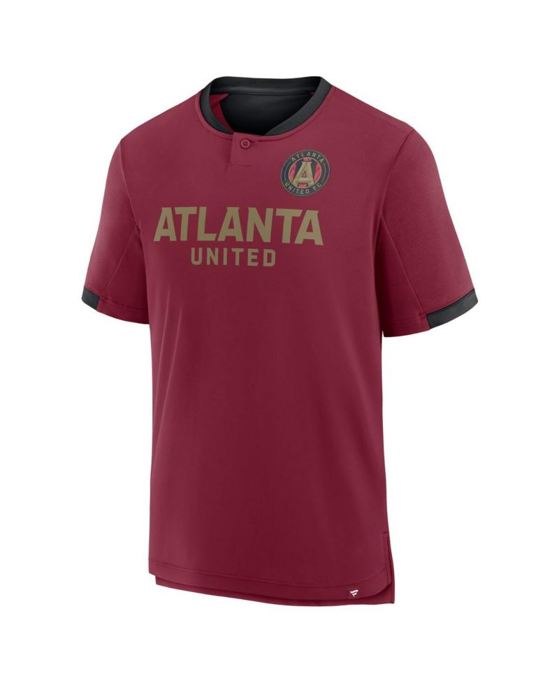 Men's Red Atlanta United FC Stoppage Time Striker T-Shirt