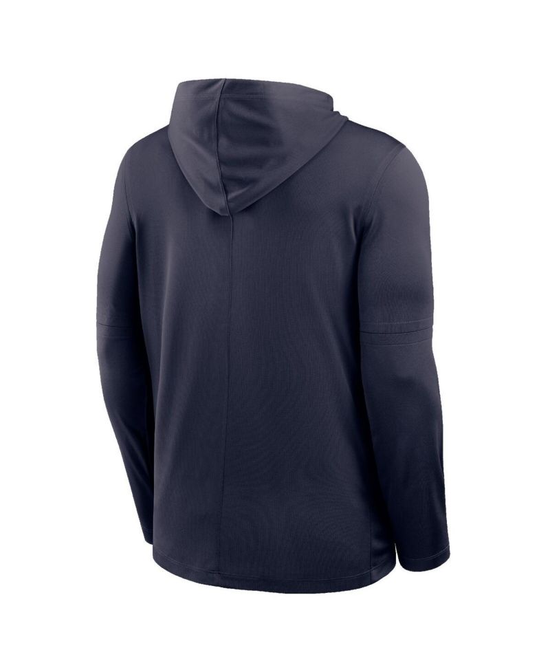 Men's Navy U.S. Paralympics Lightweight Dri-FIT Long Sleeve Hoodie T-Shirt