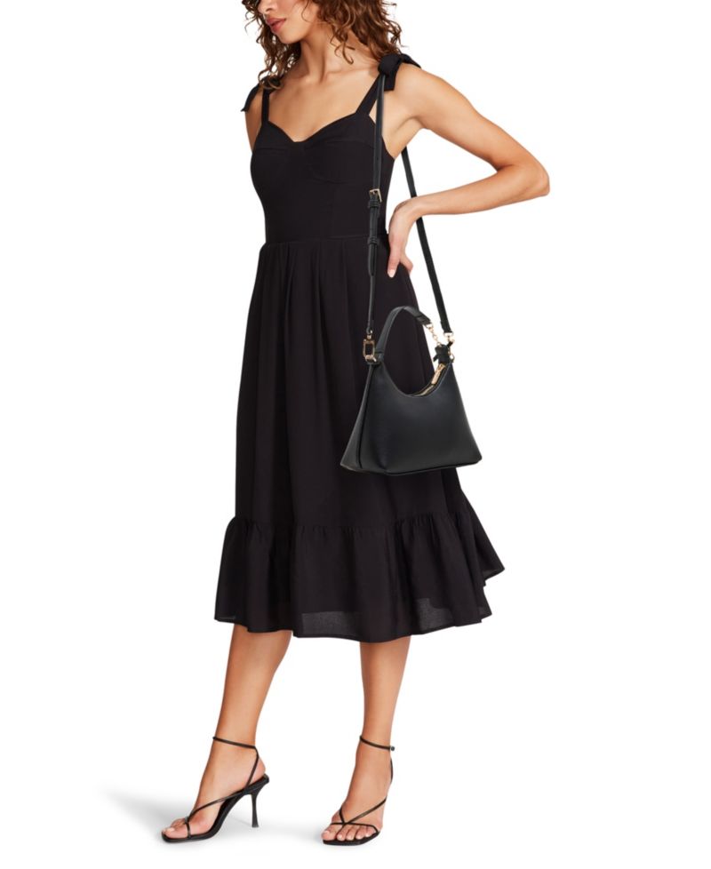 Small Toggle Convertible Strap Hobo Handbag