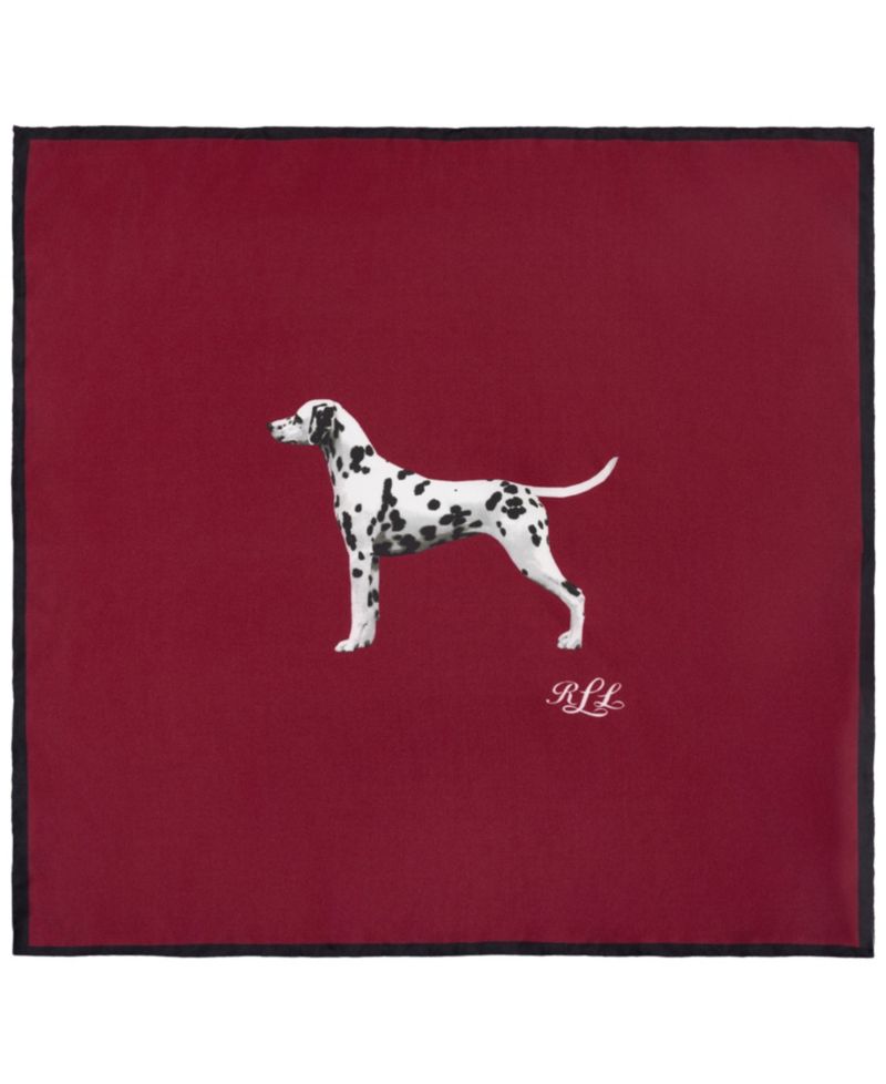 Dog Conversational Small Square Scarf