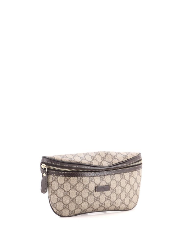 Small Belt Bag GG Coated Canvas with Leather