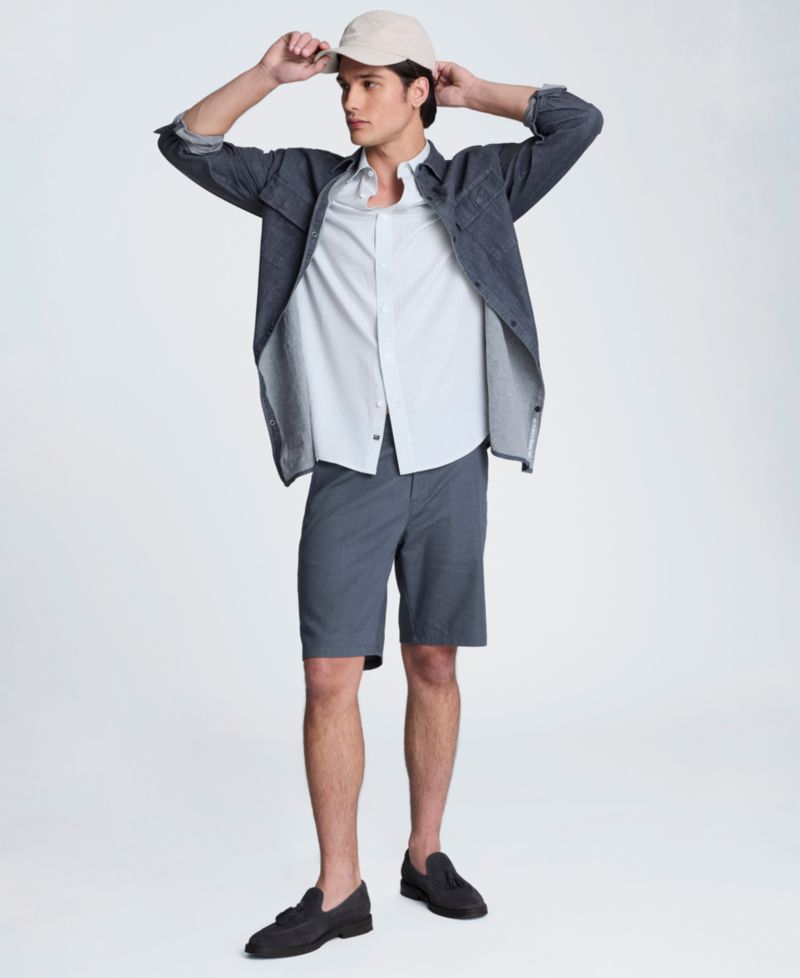 Men's Slim Fit Button-Down Shirt