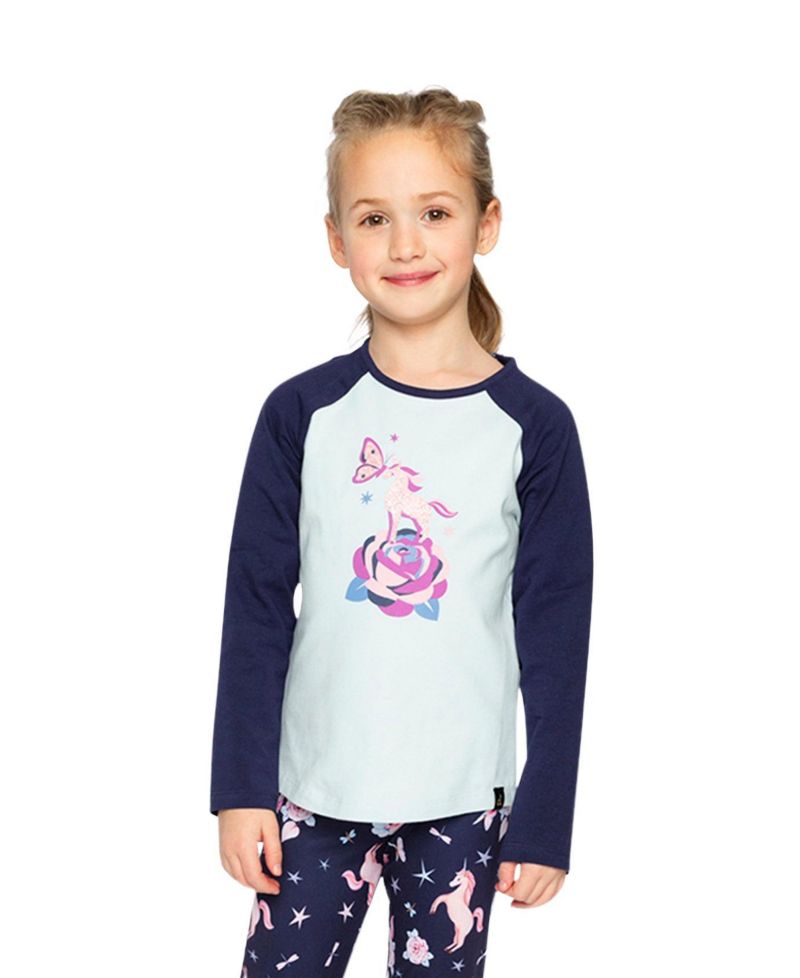 Big Girls Raglan Cotton T-Shirt