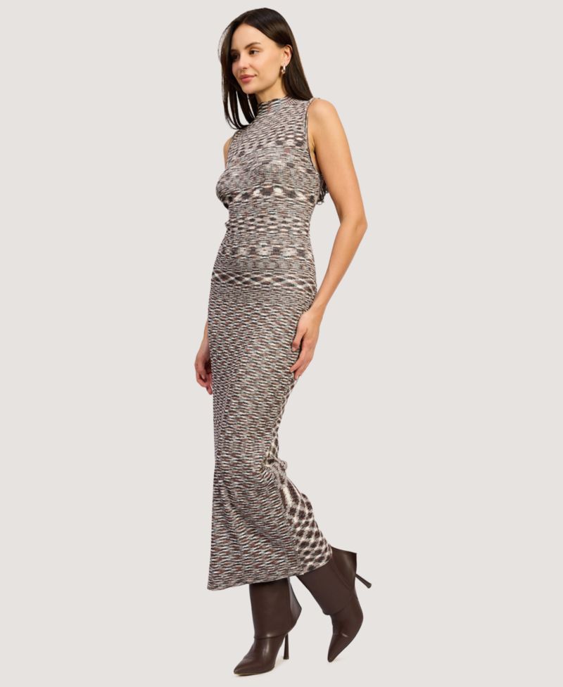Women's Lila Sleeveless Mock Neck Maxi Dress