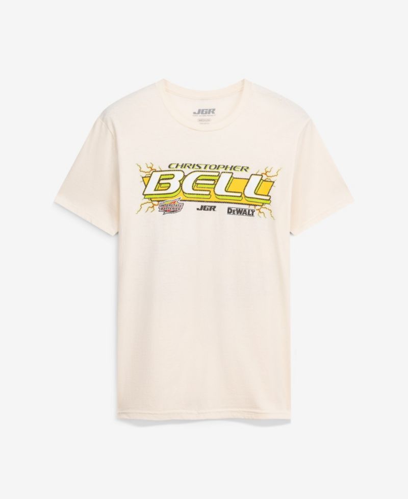 Men's Cream Christopher Bell 20 DeWalt/Interstate T-Shirt