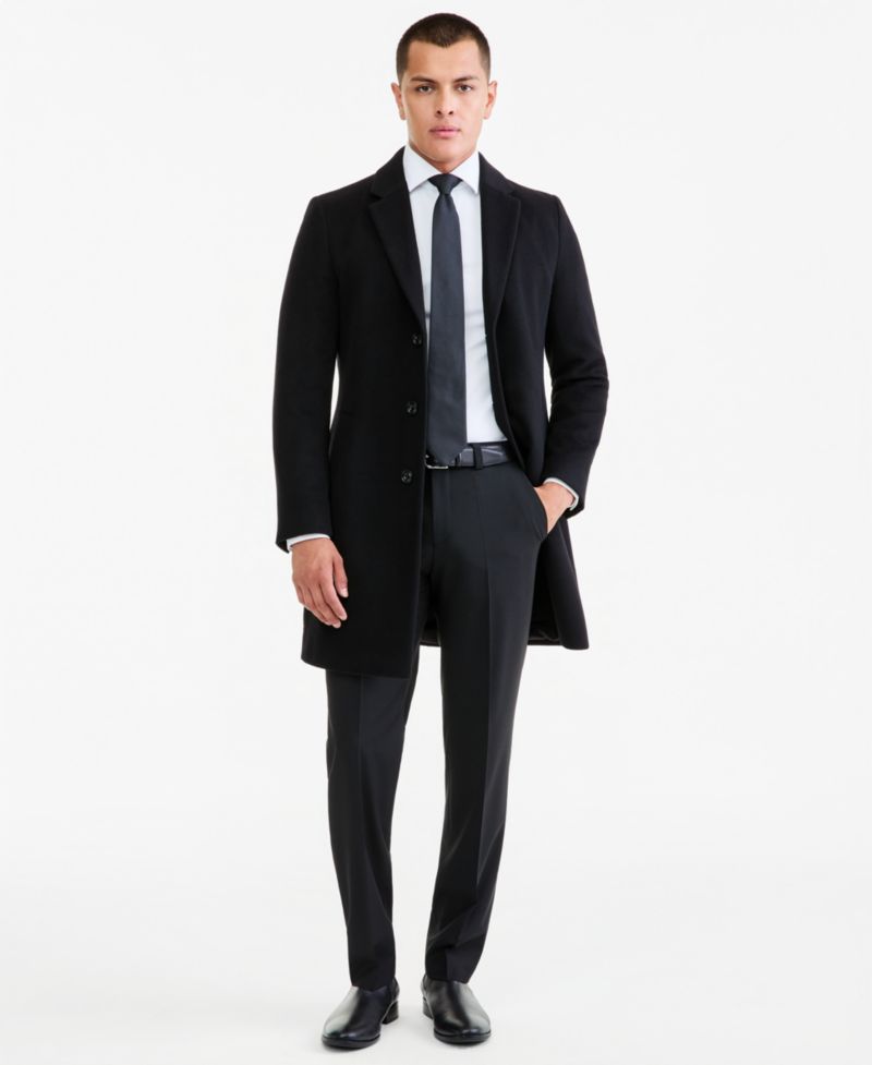 Men's Regular-Fit Cashmere Overcoat