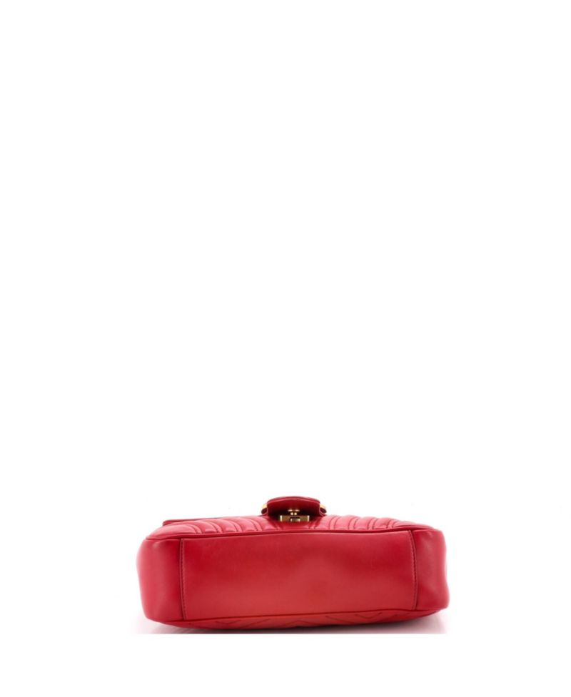Medium GG Marmont Flap Bag Matelasse Leather