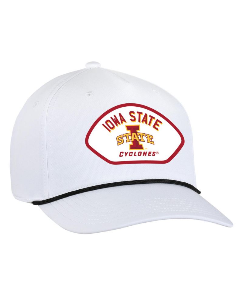 Men's White Iowa State Cyclones Alto Rope Adjustable Hat
