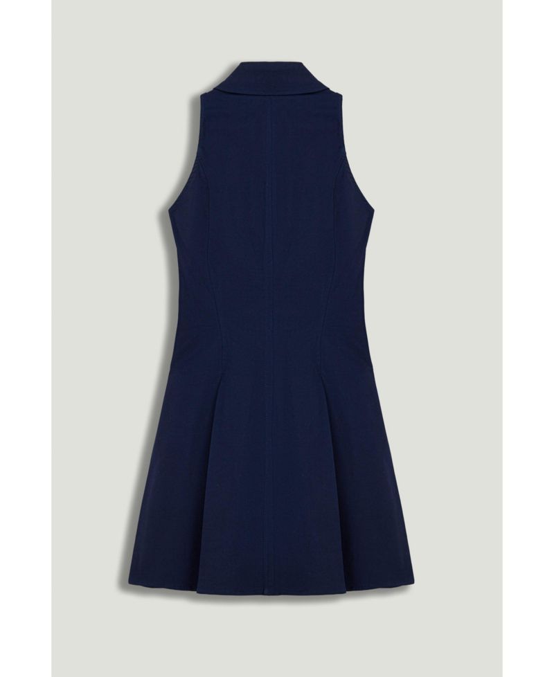 Women's Sleeveless Pleated Mini Dress