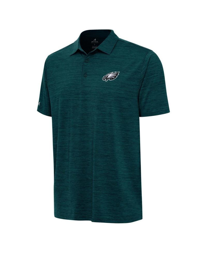 Men's Heather Midnight Green Philadelphia Eagles Layout Polo Shirt