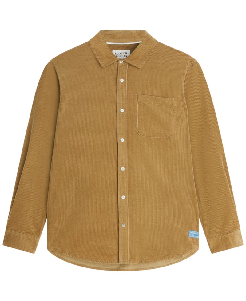 Men's Corduroy Button-Down Shirt