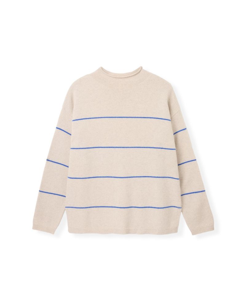 Women's Split Hem Slouch Funnel Neck Jumper
