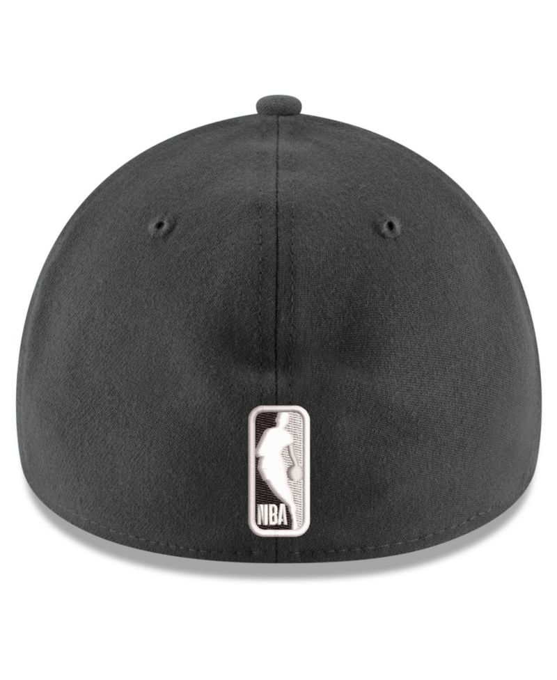 Men's Graphite San Antonio Spurs 39THIRTY Flex Hat