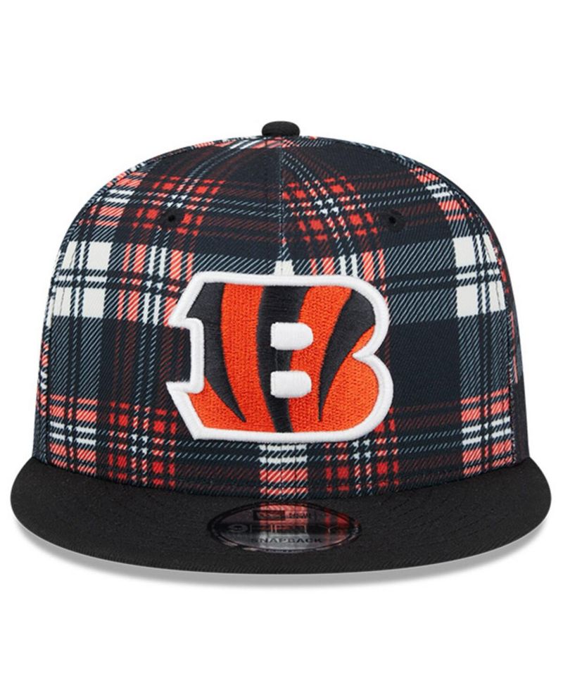 Men's Black Cincinnati Bengals 2024 Sideline Statement 9FIFTY Snapback Hat