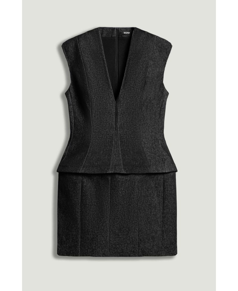 Women's Sleeveless Tailored Mini Dress