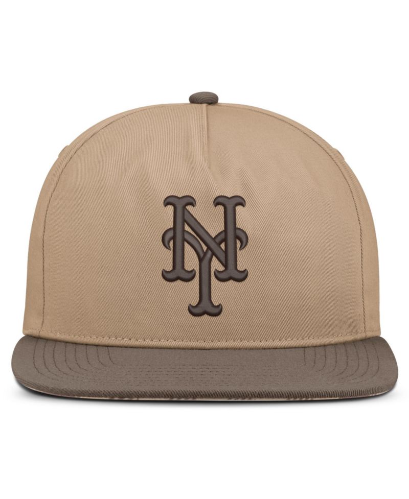 Men's Light Brown New York Mets Statement Adjustable Hat