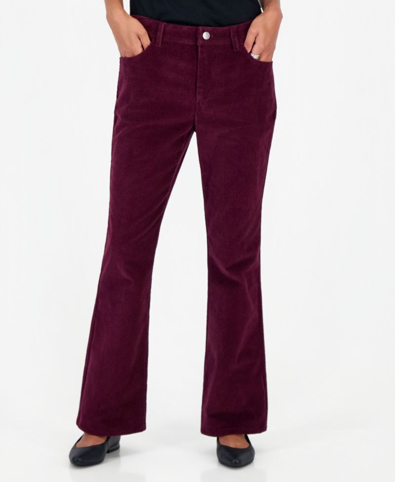 Petite Corduroy Flare Pants