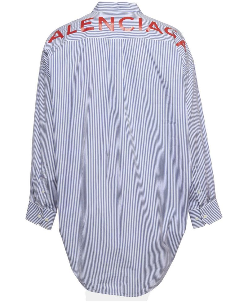 Women's Striped Cotton Oversized Shirt
