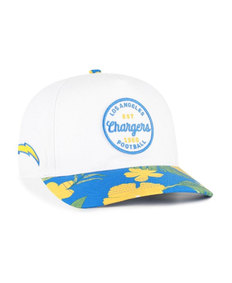 Men's White/Powder Blue Los Angeles Chargers Beach Side Hitch Adjustable Hat