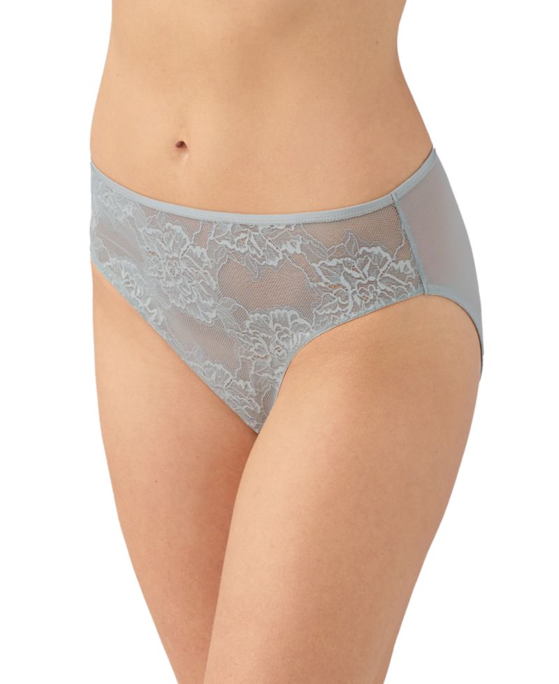 Women's Full Bloom Sheer Mesh Hi-Cut Brief