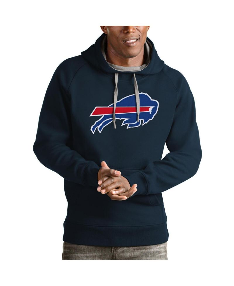 Men's Navy Buffalo Bills Victory Pullover Hoodie