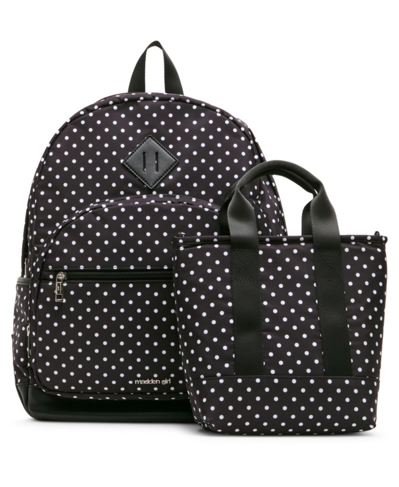 Lynx Nylon Dome Medium Backpack and Lunchbox Set