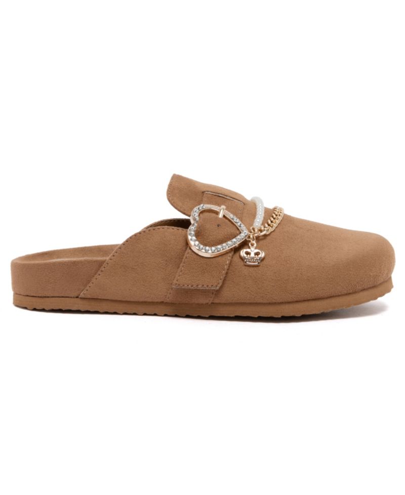 Women's Dove Heart Buckle Clog Slippers