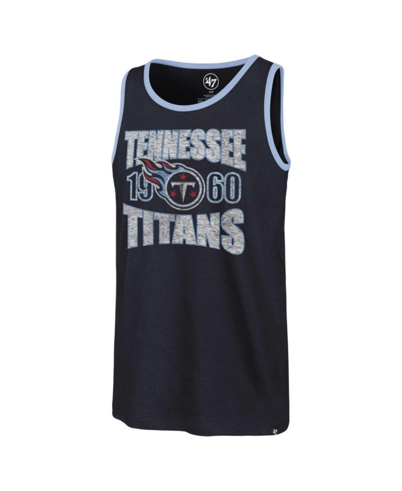 Men's Navy Tennessee Titans Upload Franklin Tank Top