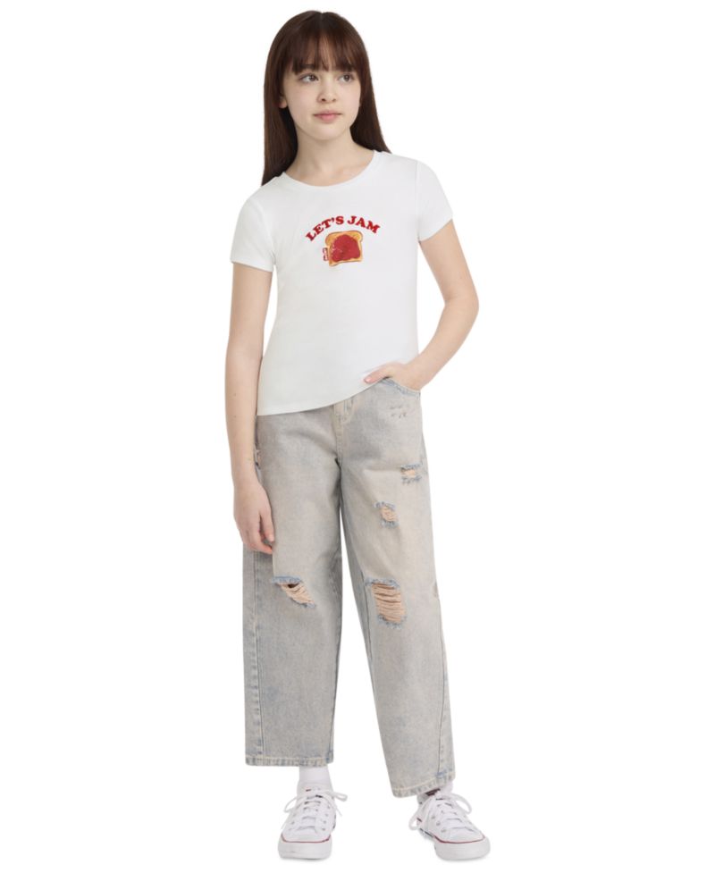 Girls' 7-16 Meet and Greet Jam Round Neck T-Shirt