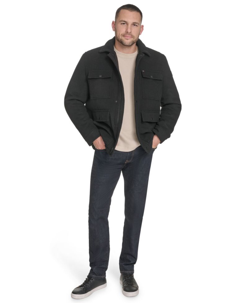 Men's Wool Blend Field Jacket
