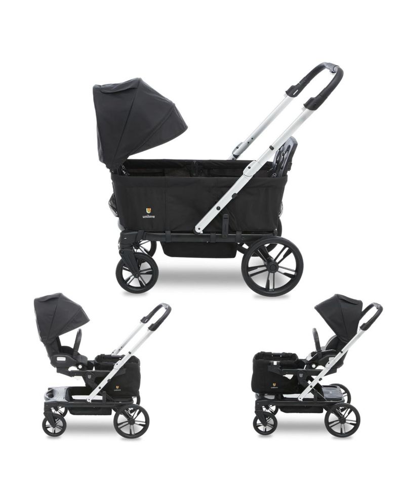Kids Trio Trolly Wagon + Stroller seat + Stroller adapter + Shopping Basket + Cup Holder Bundle