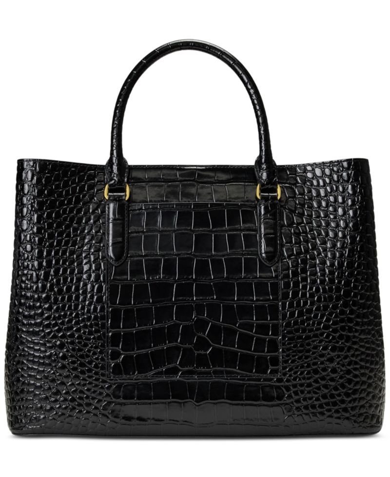 Marcy Large Embossed Satchel Bag