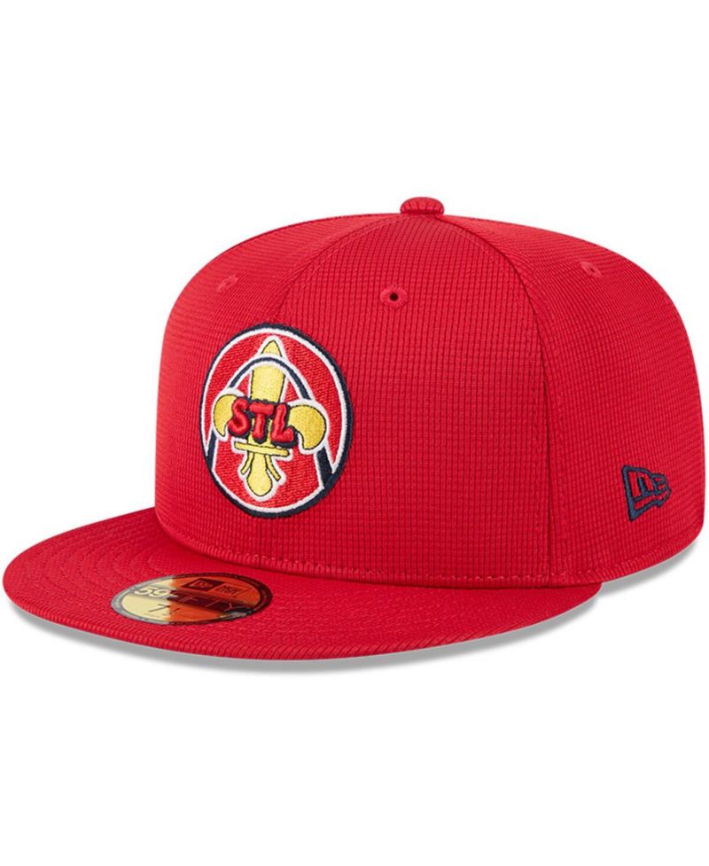 Men's Red St. Louis Cardinals City Connect Batting Practice 59FIFTY Fitted Hat