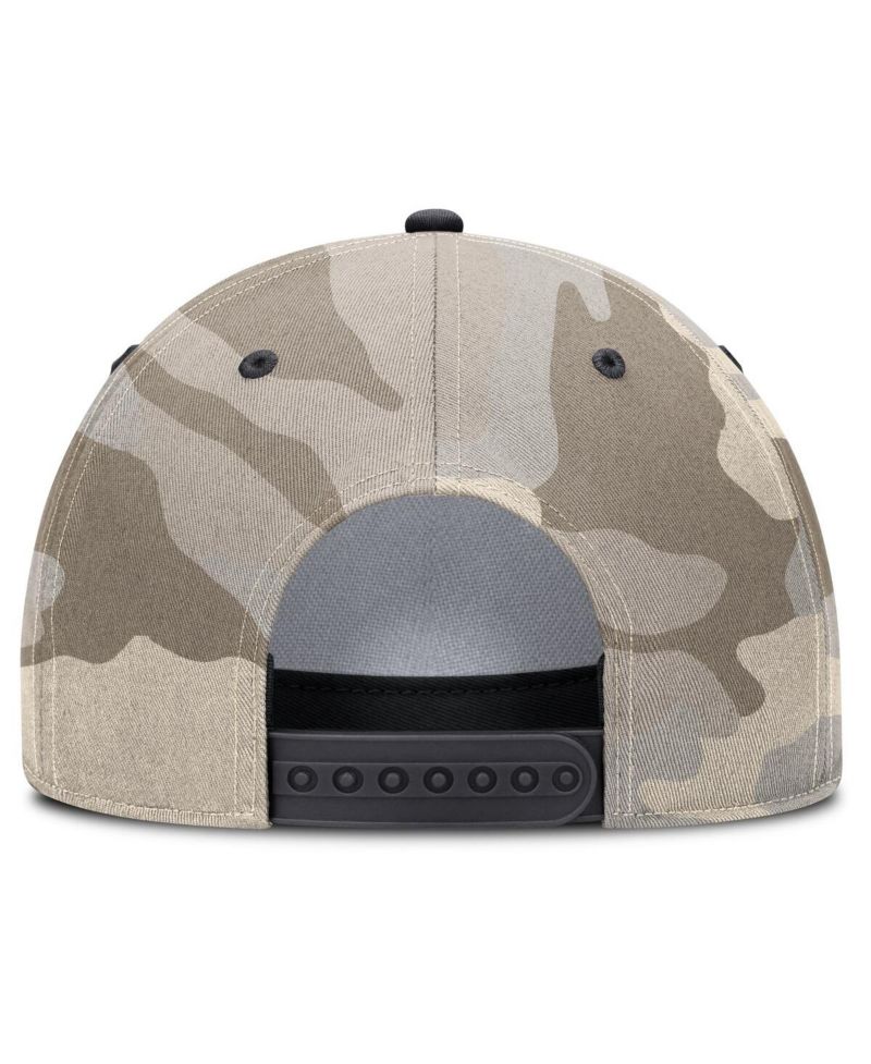 Men's Natural Chicago Cubs Camo Pack Rise Adjustable Hat