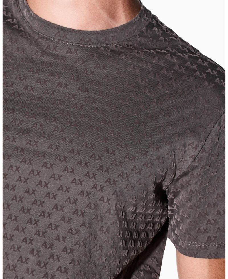 Men's Flocked All Over Logo T-Shirt