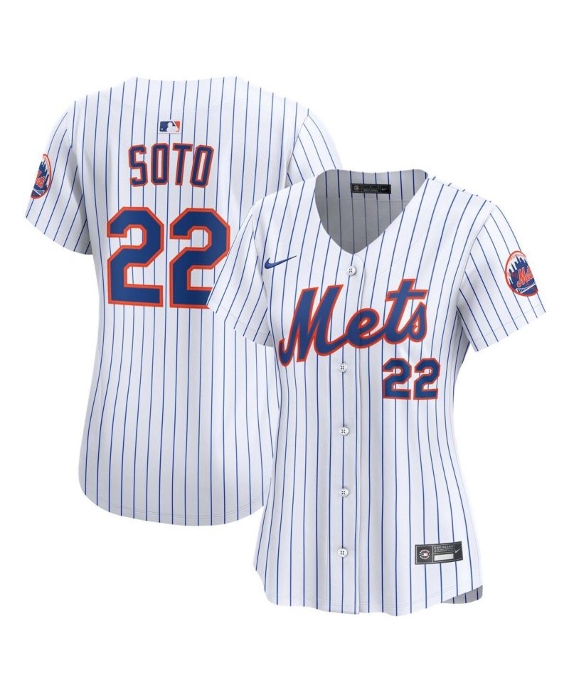 Women's Juan Soto White New York Mets Home Limited Player Jersey