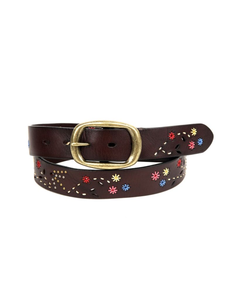 Women's Blossom Leather Belt