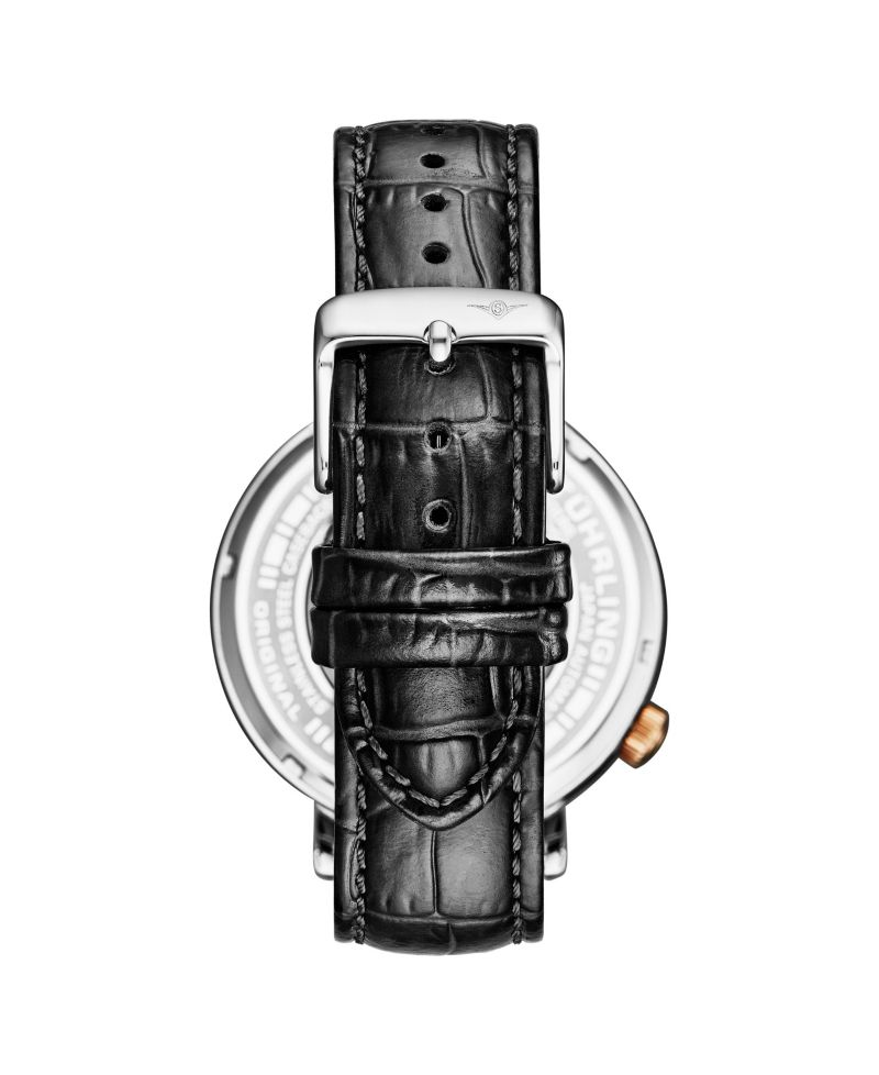 Mens 1021 Quasar Skeleton Automatic 42mm Watch