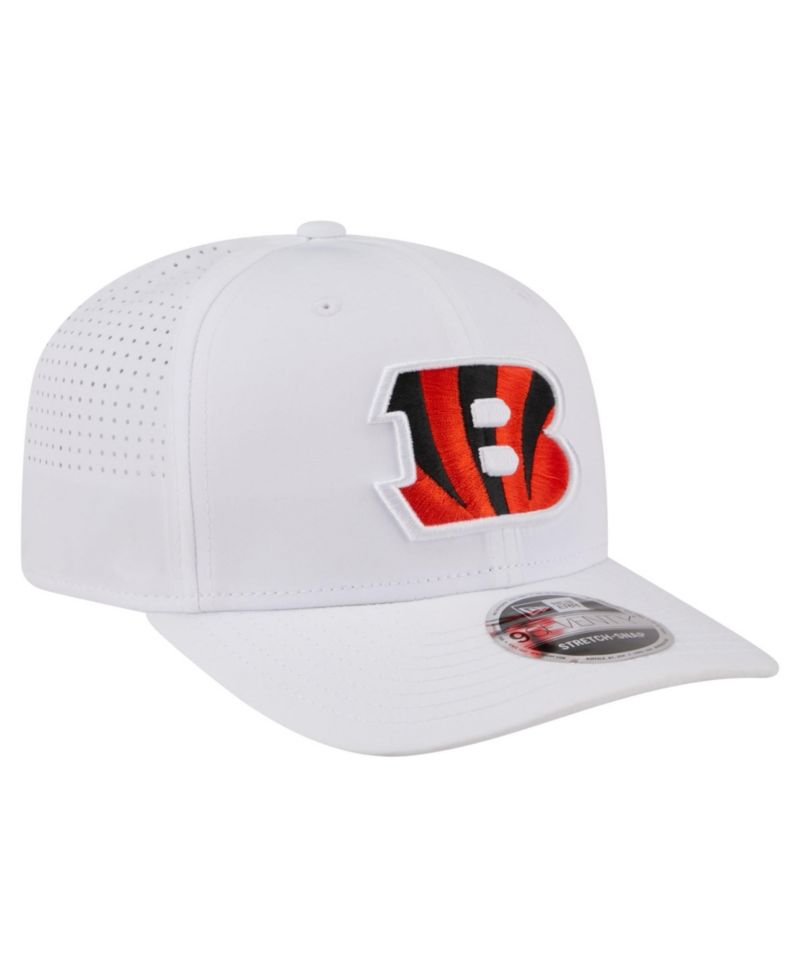 Men's White Cincinnati Bengals Name Plate 9SEVENTY Adjustable Hat