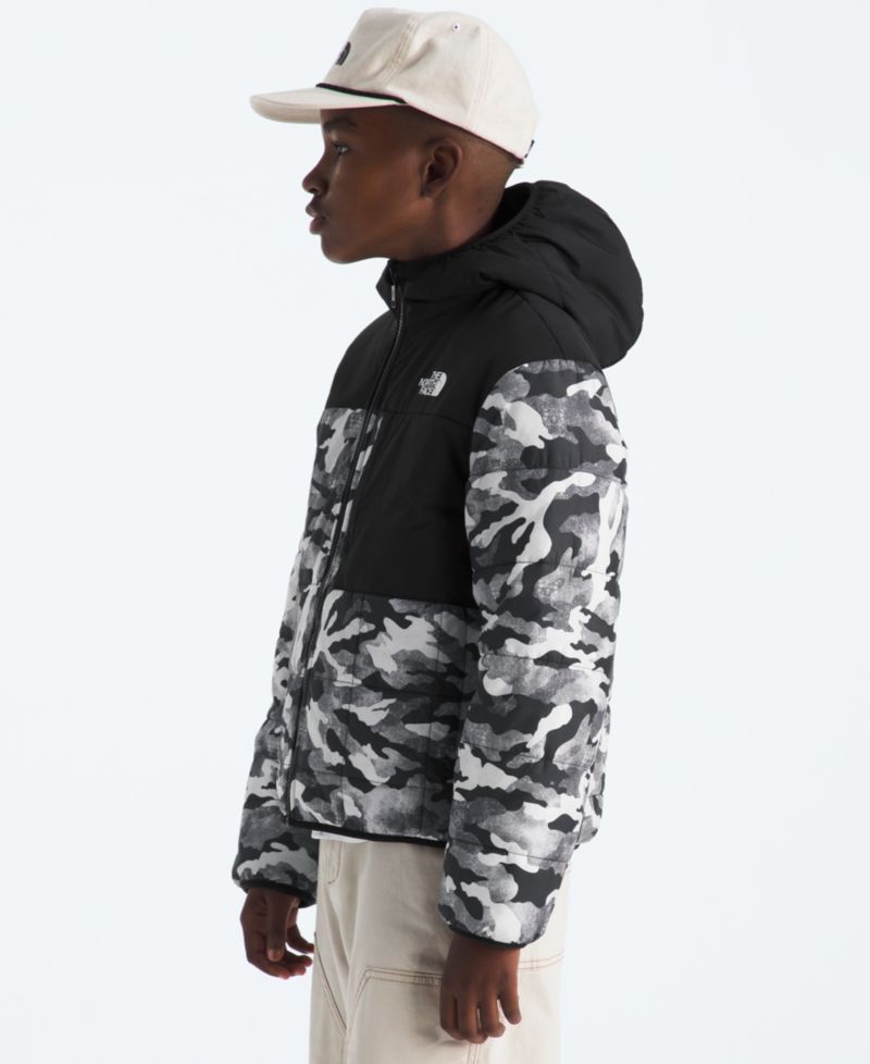 Boys' 6-20 Reversible Shasta Full-Zip Hooded Printed Jacket