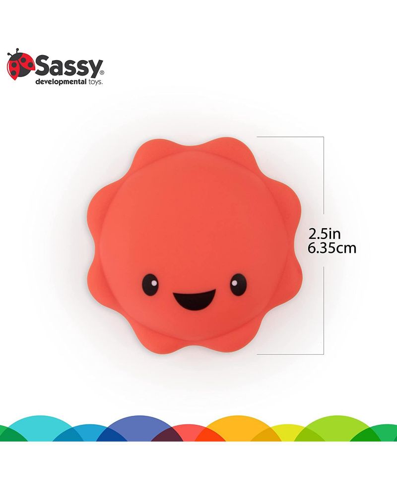 Baby Sassy Macaron Bath Squirter Toys, 8 Piece, 6 Month