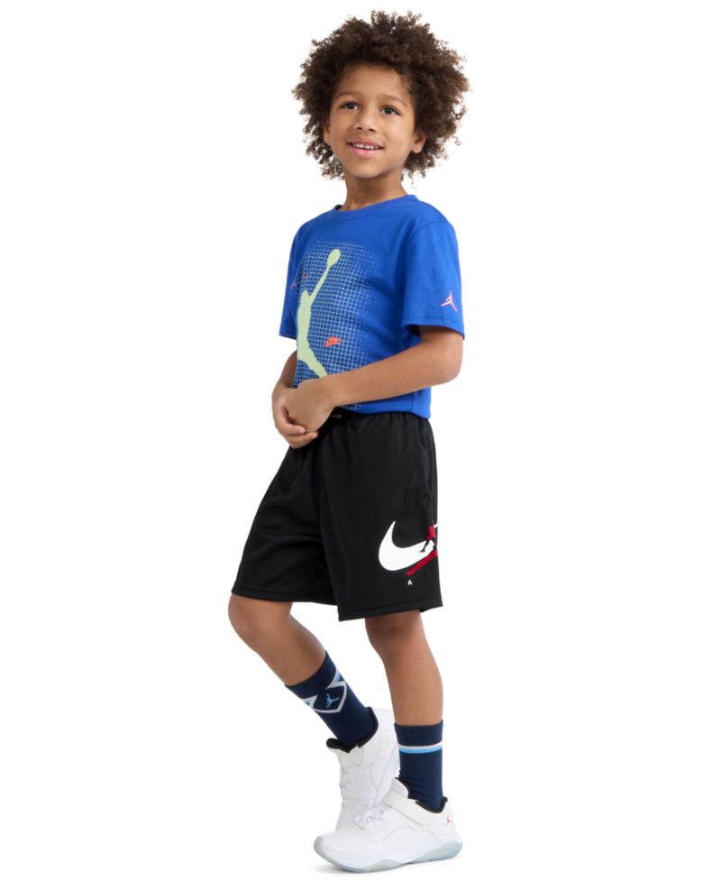 Boys' 2T-7 Brand Arch Mesh Shorts