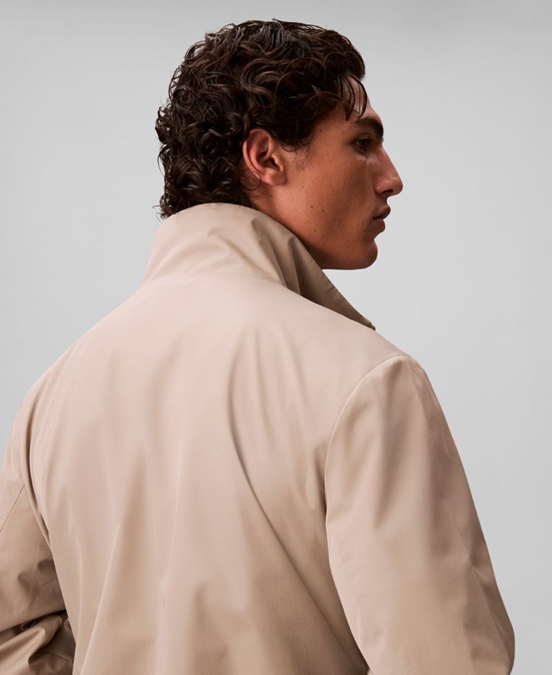 Men's Lightweight Windbreaker Stand Collar Jacket