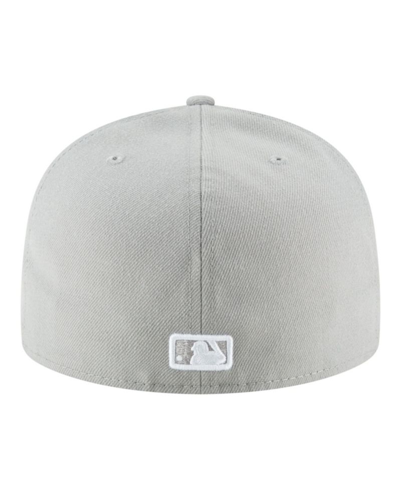 Men's Gray Los Angeles Dodgers Blue Heaven on Earth Stadium Patch 59FIFTY Fitted Hat