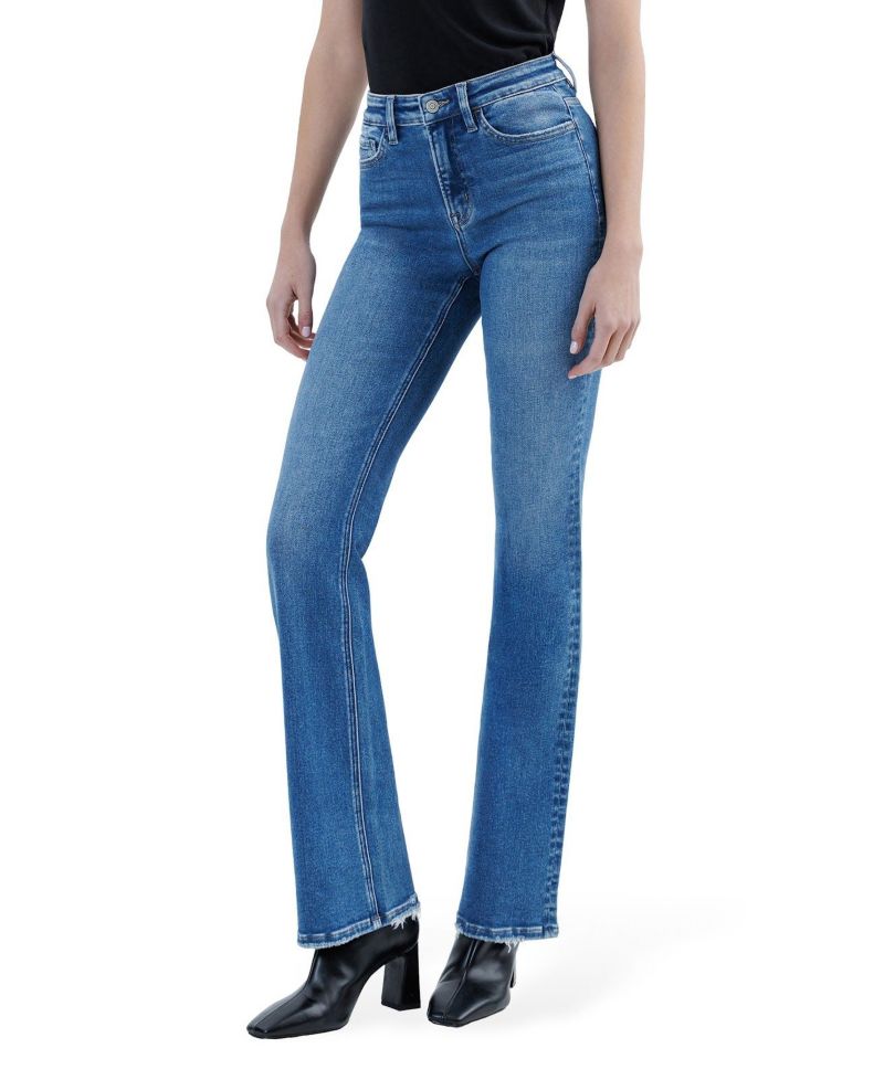 Women's High Rise Full Length Bootcut Jeans