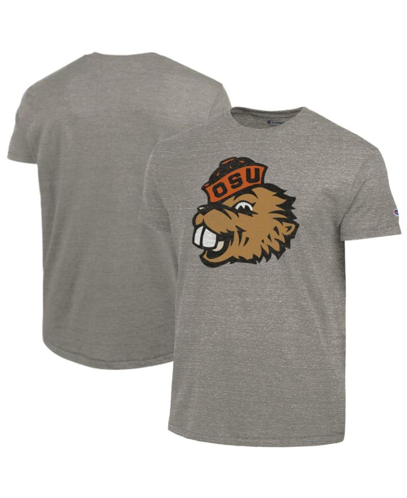 Men's Charcoal Oregon State Beavers Triumph Tri-Blend T-Shirt