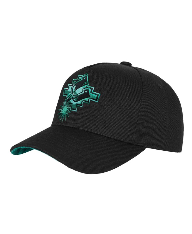 Big Boys and Girls Black San Antonio Spurs 404 Club Camo Pro Pinch Snapback Hat